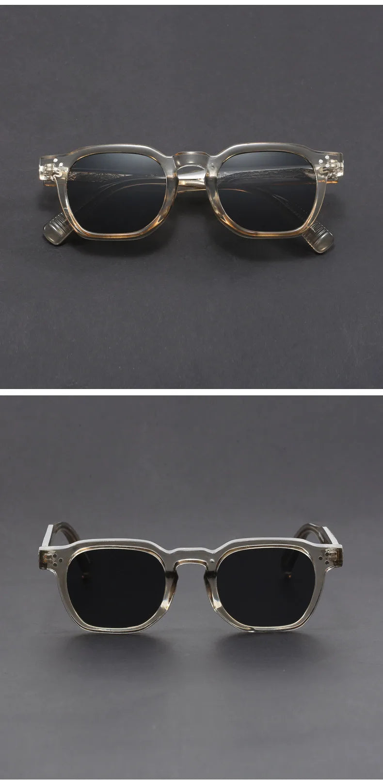 Boho Retro Polarized Sunglasses for Men Frame Polygonal Women's Sunglasses Outdoor High Quality Travel Glasses