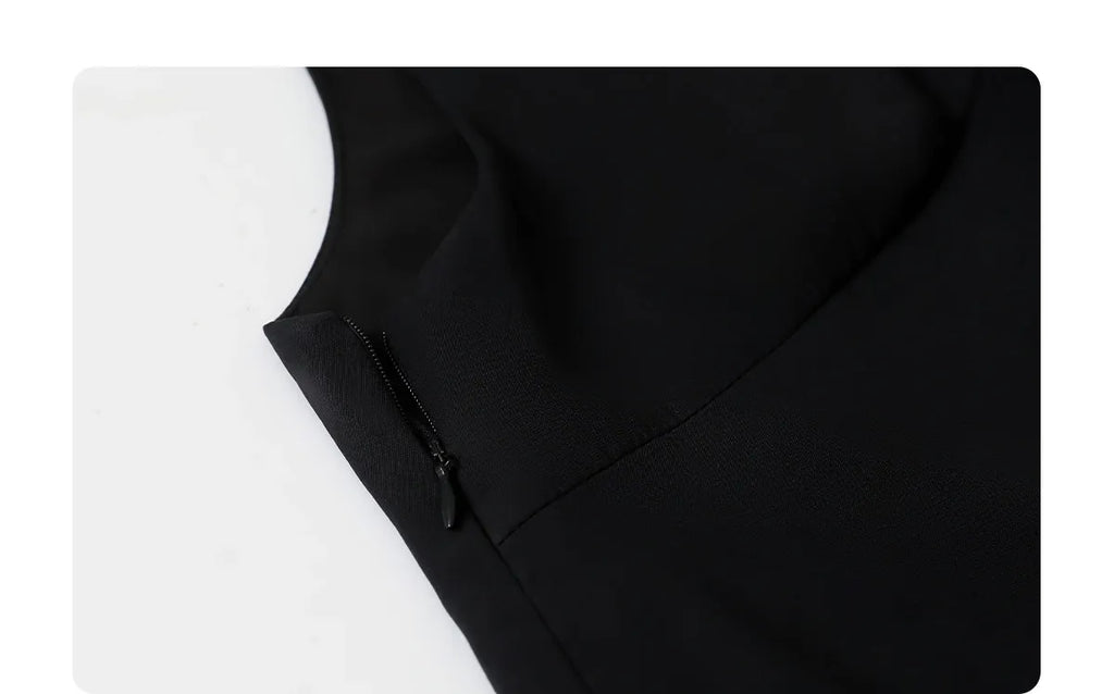 CHIC VEN Fashion Women Dresses Solid A Line Loose Casual V-neck Sleeveless Female Dress Mid-length Spring Summer 2026