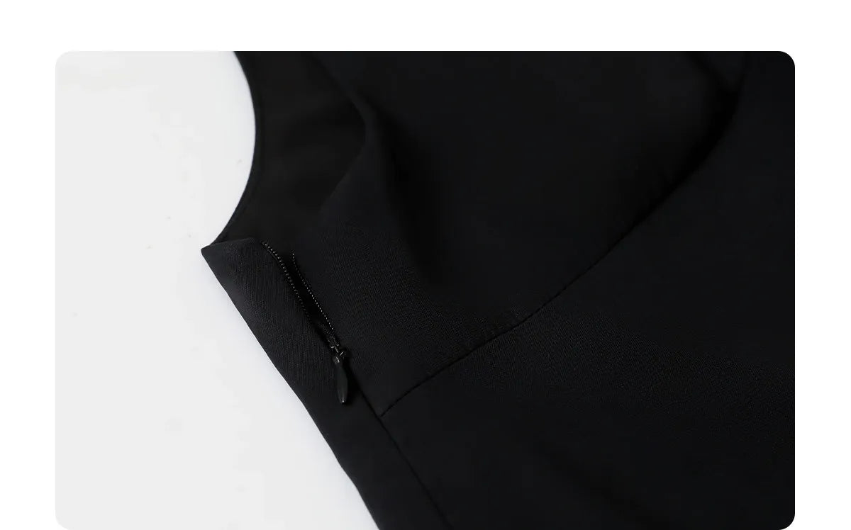 CHIC VEN Fashion Women Dresses Solid A Line Loose Casual V-neck Sleeveless Female Dress Mid-length Spring Summer 2026