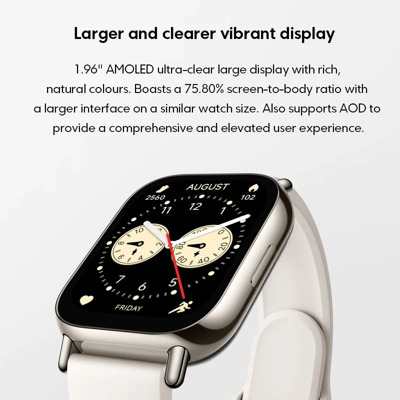 Xiaomi Redmi Watch 5 Lite Global Version 1.96'' AMOLED Screen Mi Smartwatch Bluetooth Calling GNSS 150+ Sport Modes  5ATM