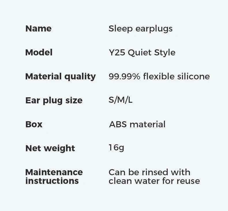 Quiet Ear Plugs for Sleeping Noise Reduction Super Soft Reusable Hearing Protection Anti noise earplugs for Concerts Travel Work