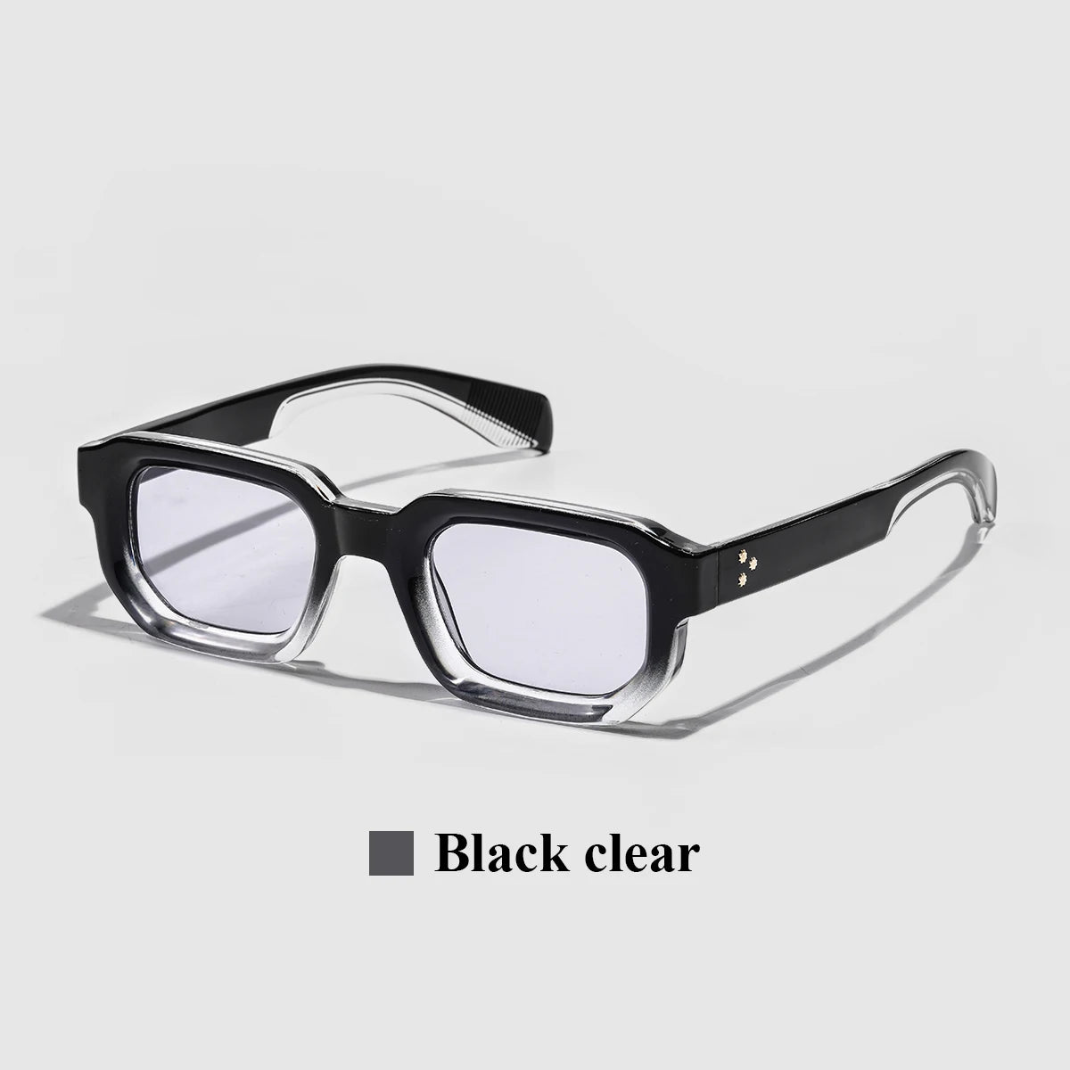Ruiao Men Vintage Rectangle Frame Sunglasses Fashion Retro Sun Glasses Luxury Brand Design UV400 Shades Eyewear Women Sun Glasse