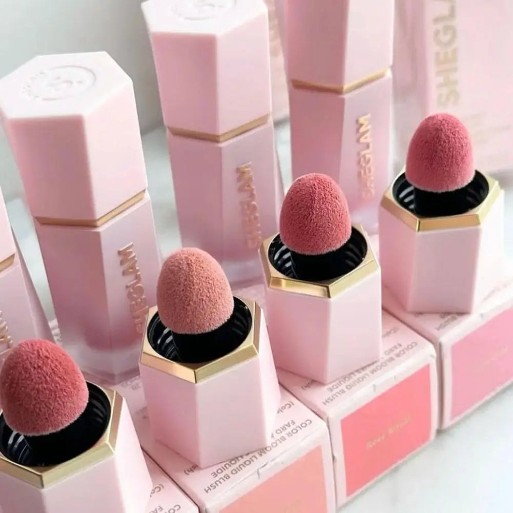 SHEGLAM Matte Liquid Blush Long-Lasting Korean Multi-Purpose Natural Blusher Waterproof Facial Nourishing Makeup Tool