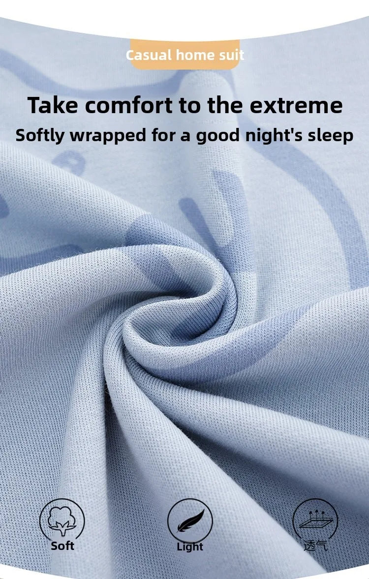 Sleepwear Set Women Short Pajamas for Women Women's Summer Pajamas Pajama Sets Pijama Woman Home Wear Panties Sleep Lounge