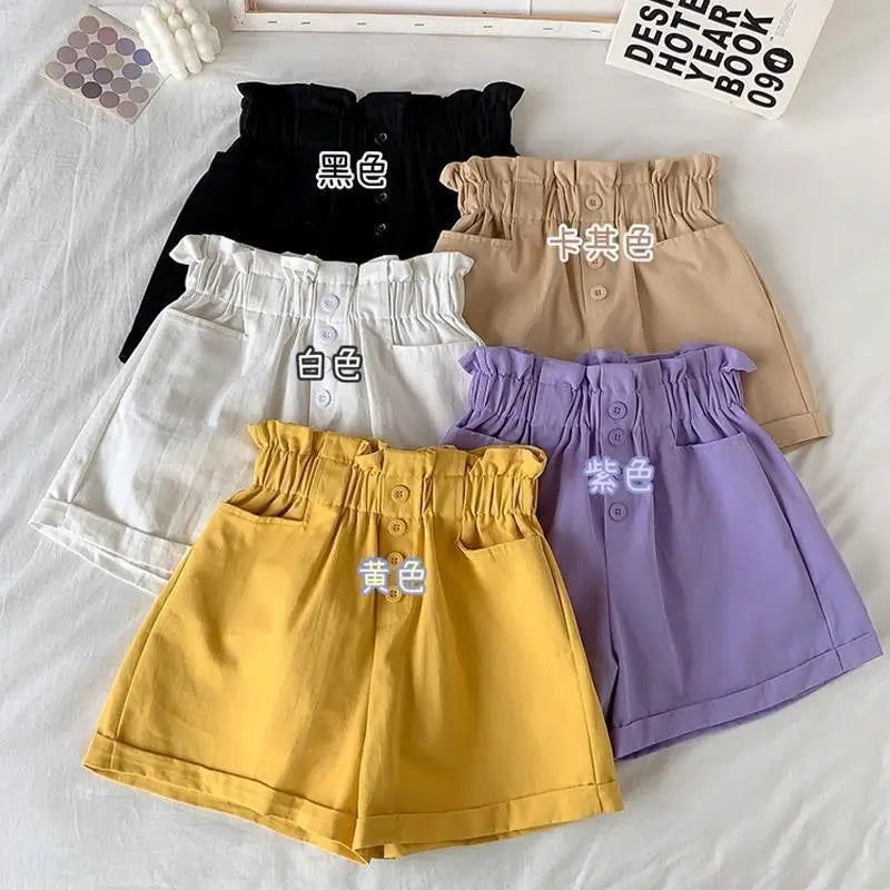 Summer Clothes for Girls Candy Color Kids Cotton Shorts for Girls Summer Casual Wear Thin Breathable Outdoor Sports Pants