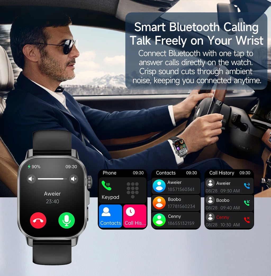 2026 New ECG+PPG Healthy Diagnose Smart Watch Men Body analysis Blood Pressure Lipid Uric Acid Women's Health Tracker Smartwatch