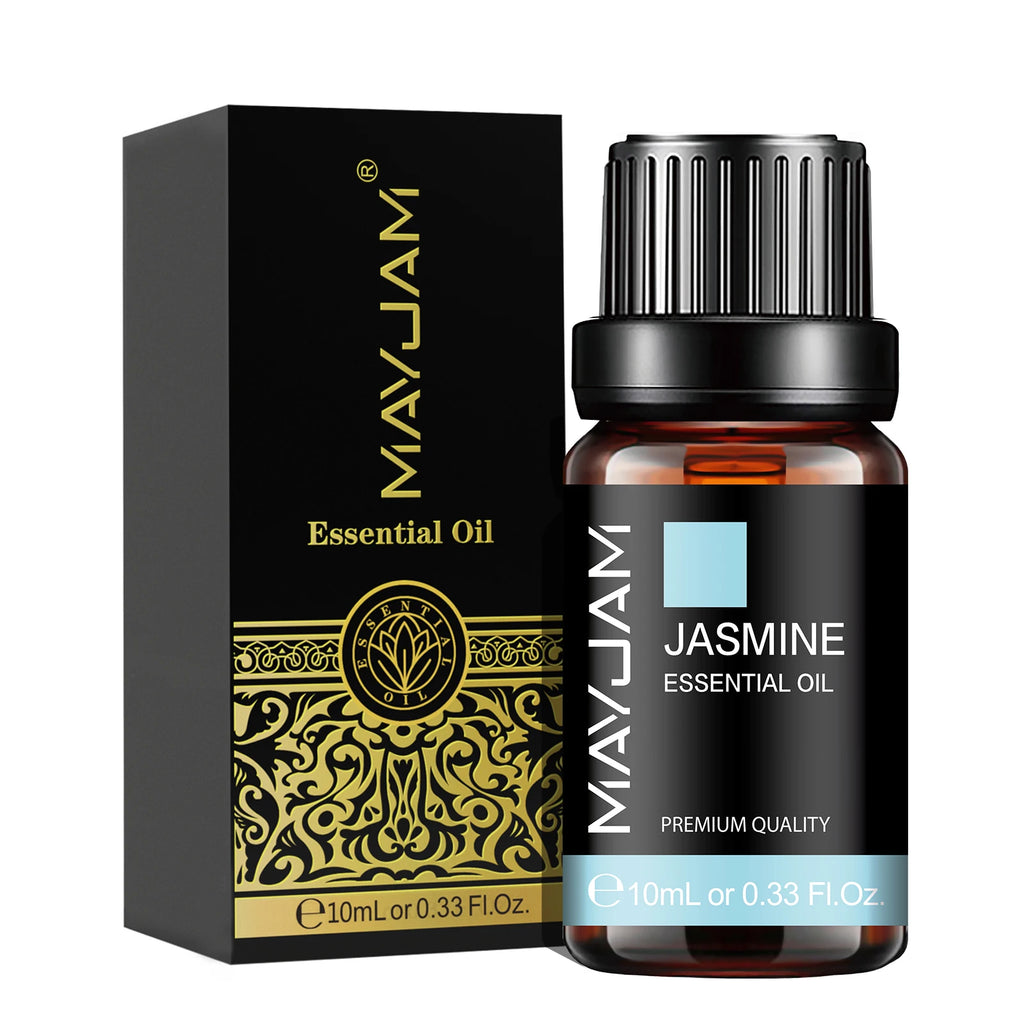 MAYJAM 10ML Essential Oil Lavender Jasmine Eucalyptus Vanilla Sandalwood Bergamot Rosemary Citronella Cinnamon Fragrance Oil