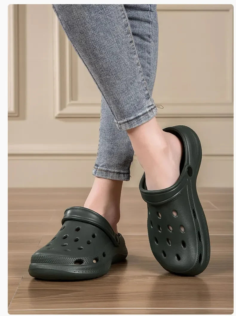 Summer Men Clogs Sandals Men's and Women's Leisure Slippers Beach Slides Home Garden Shoes Outdoor Sandals Plus Size 46 47 48