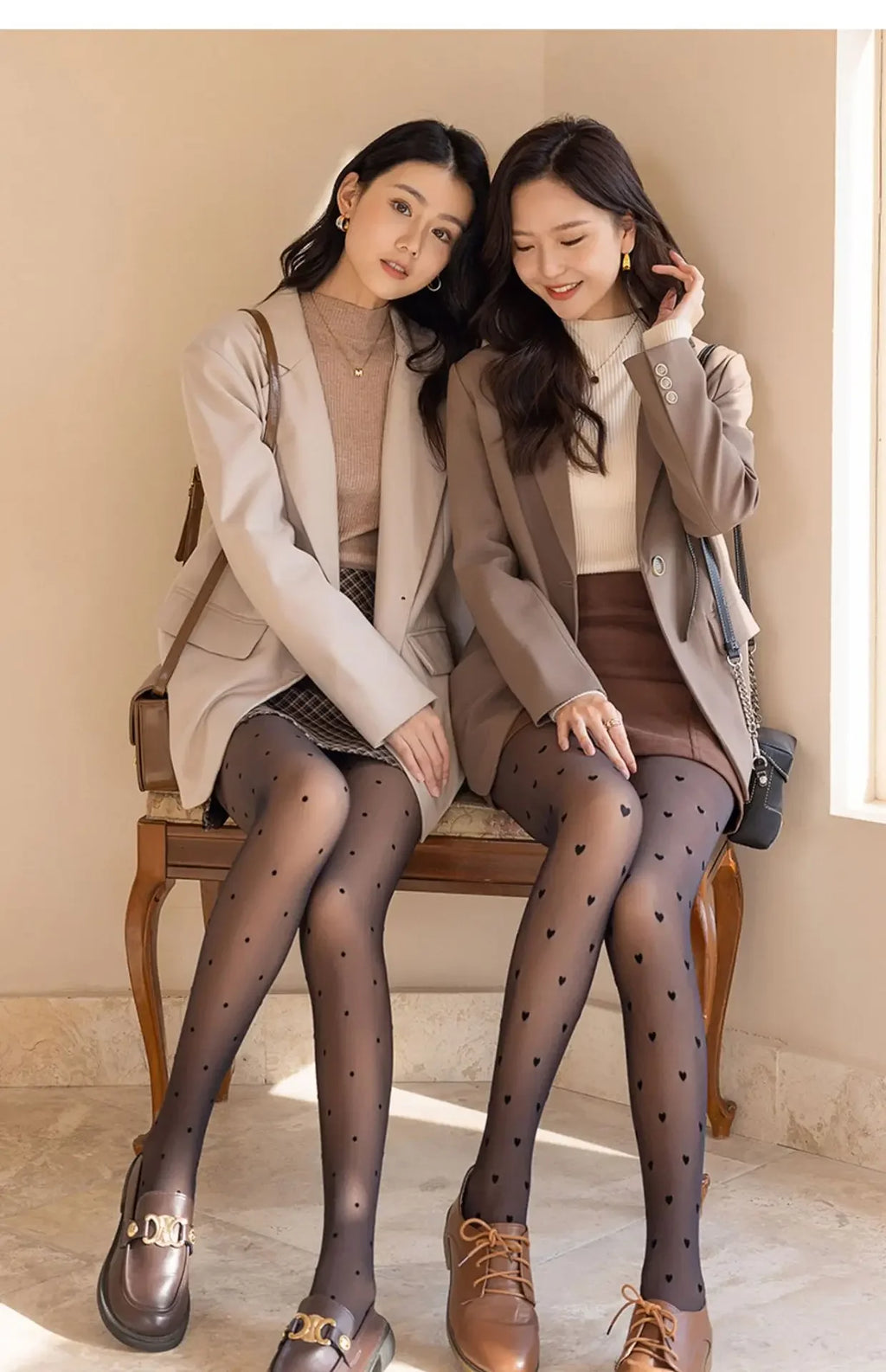 Warm Tights For Women Winter Fleece Leggings Thermal Stockings Woman Insulated Printed Pantyhose Skin Effect Sock Pants