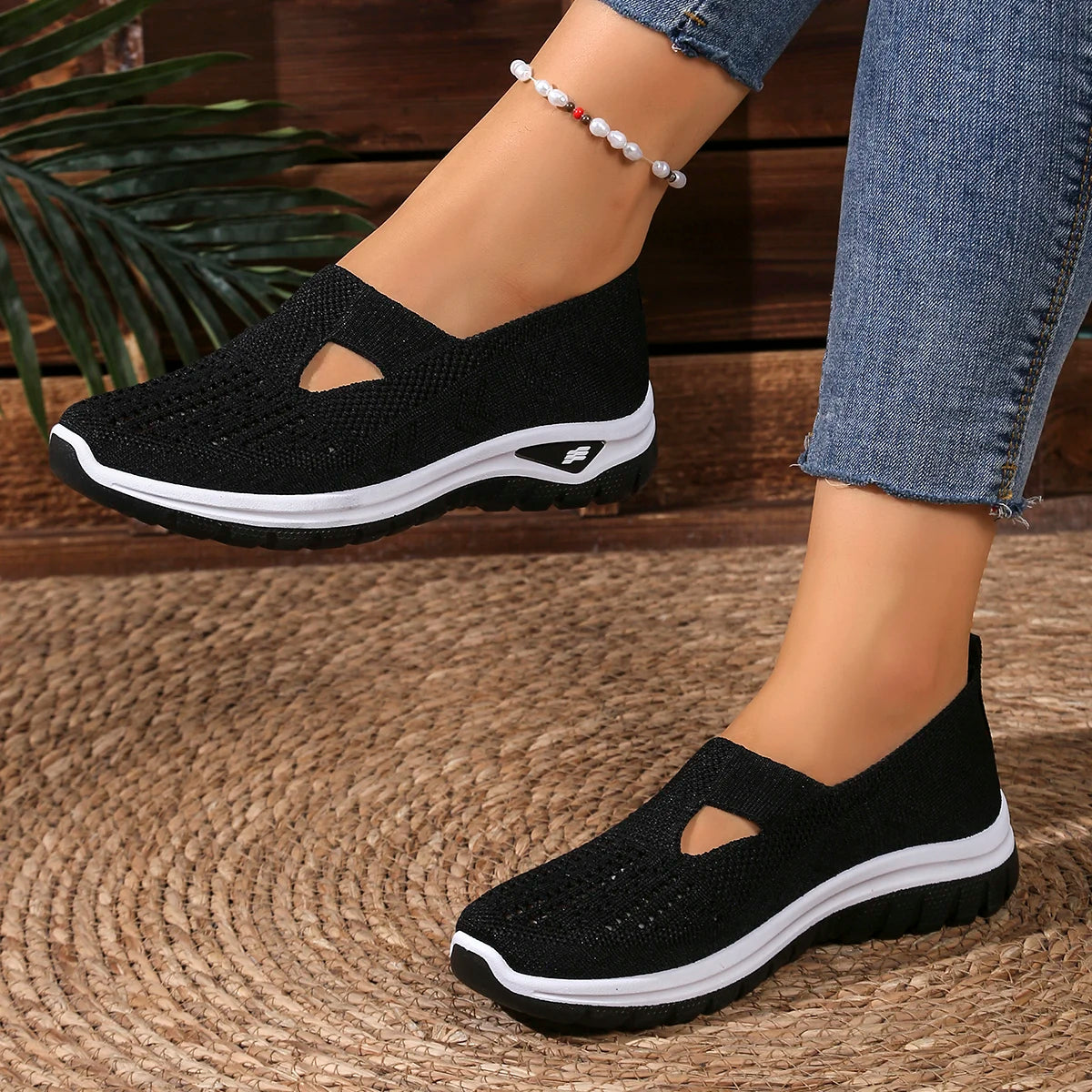 women's summer shoes - casual sneaker, Non-slip sole design, fly-woven upper is more skin-friendly sale shoes with free shipping
