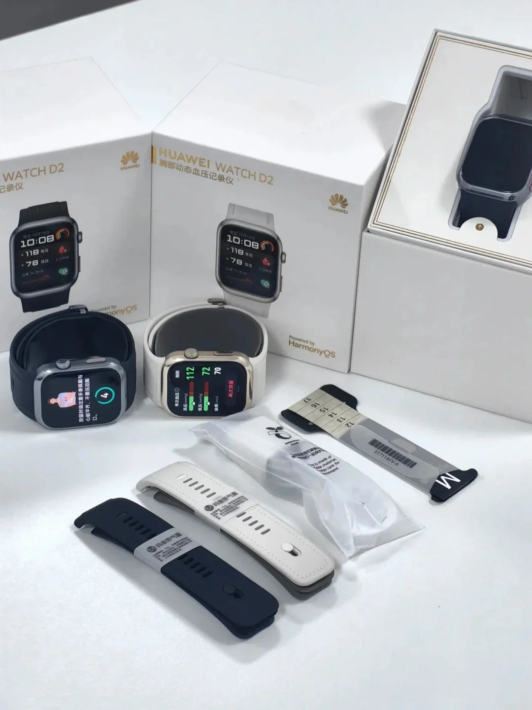 HUAWEI Watch D2 1.82‘’ AMOLED Display ECG Comprehensive Sleep Monitoring Family Health Care Bluetooth Talk NFC Airbag Strap