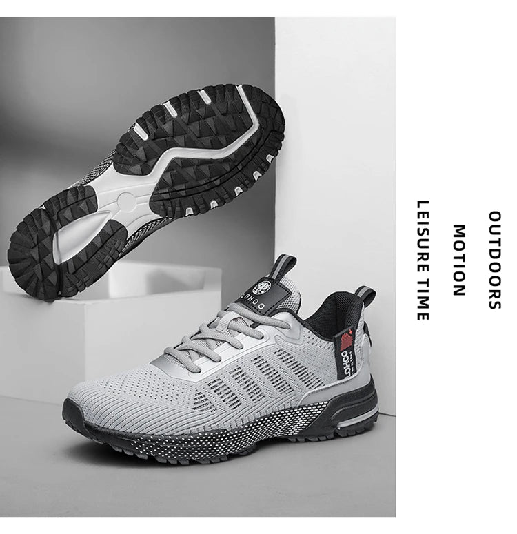 CLOHOO Mesh Upgraded Thick Bottom Foam Sports Casual Shoes Breathable Wear-Resistant Comfortable Footwear for Active Lifestyle