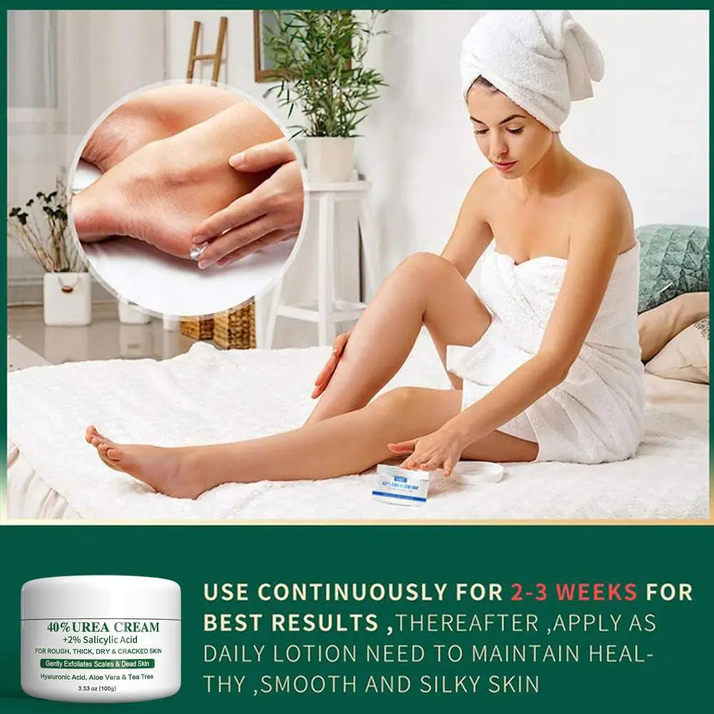 Urea Hand and Foot Cream Softens And Moisturizes Skin Relieves Dryness Repairs Cracks Exfoliates Dead Body Skin Moisturizing