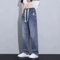 Men's Loose Fit Straight Leg Wide Leg Pants New Spring/Summer Casual American Trendy Brand Boys' Casual Jeans