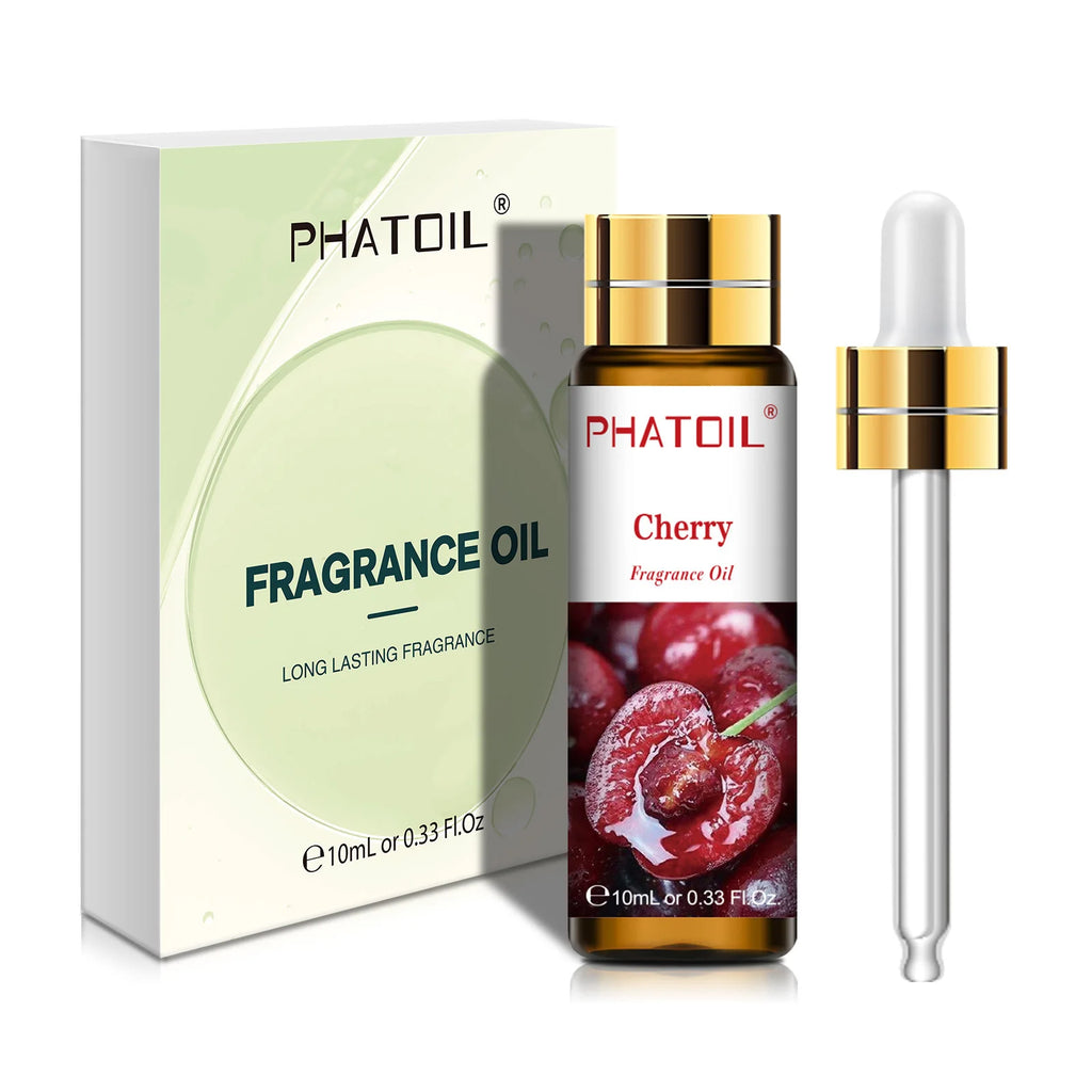 PHATOIL 10ml Fragrance Oil For Women Strawberry Peach Angel Sea Breeze Coconut & Vanilla Bubble Gum Aromatherapy Fragrance Oils