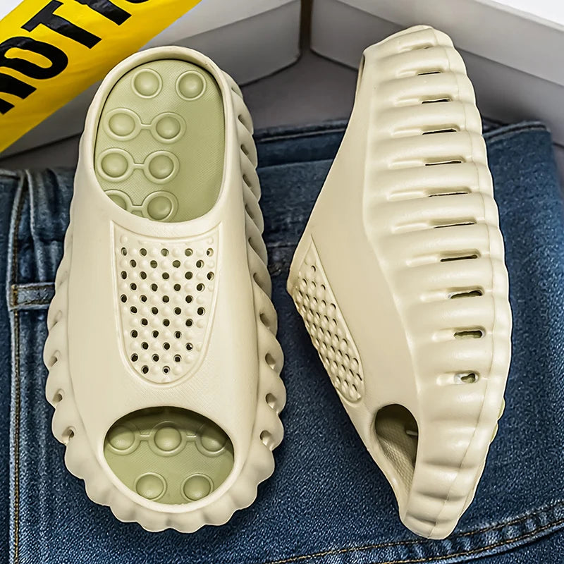 Spring Summer New Men's Massage Slippers Indoor Outdoor Sandals Beach Men Casual Shoes Comfortable Slides Male Home Slippers