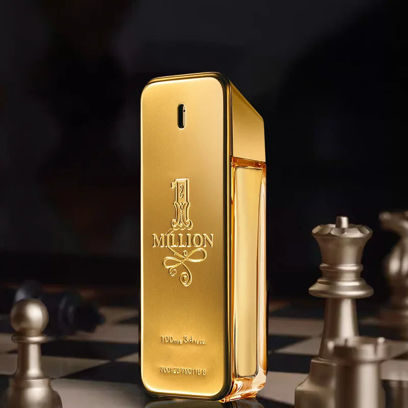 Paco Rabanne 1 Million for Men Eau de Toilette Spray 3.4 oz Spicy Cinnamon Citrus Amber Leather 24 Hour Long Lasting Cologne