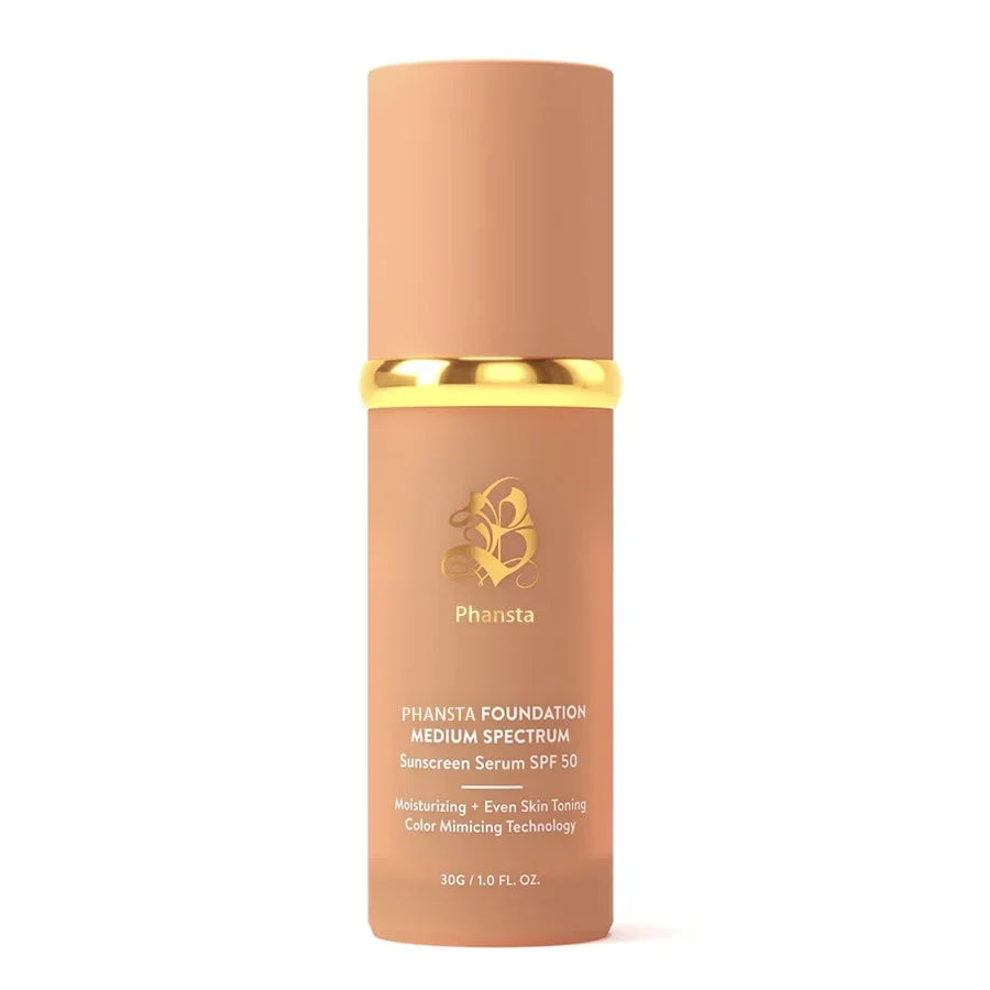 4 in 1 Foundation Liquid Hydrating Medium Full Coverage Concealer SPF 50+ Longwearing Waterproof Foundation Natural Face Makeup