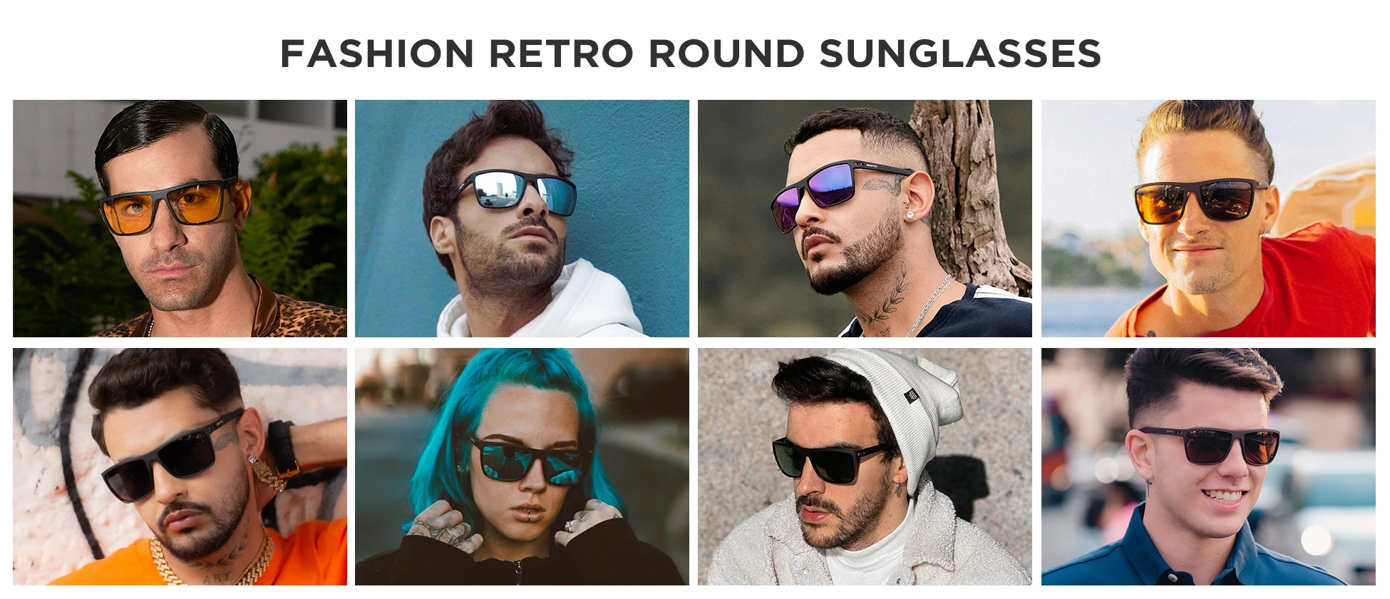 ZENOTTIC Fashion Polarized Sunglasses Shade for Women Men Lightweight TR90 Frame UV400 Protection Square Sun Glasses