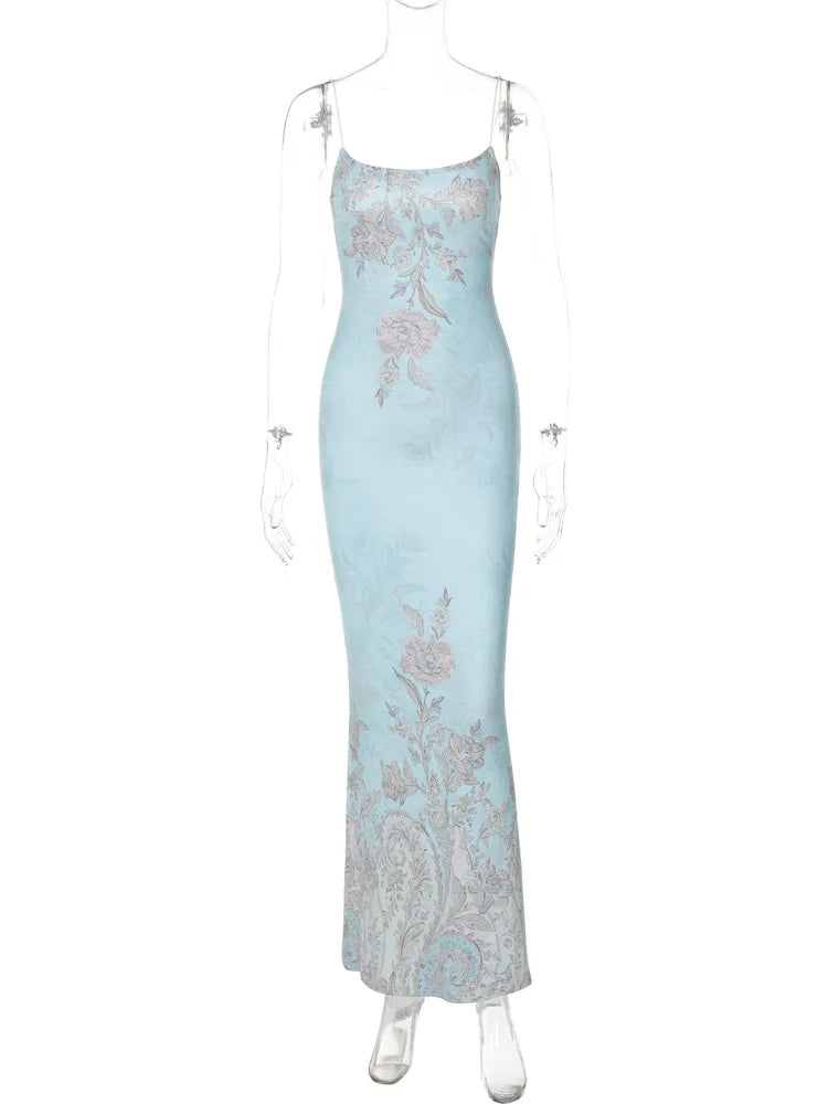 2026 Summer New Dresses For Woman Suspender Sexy Printed Dress Solid Color Backless Bodycon vestidos Package Hip Sleeveless Slim