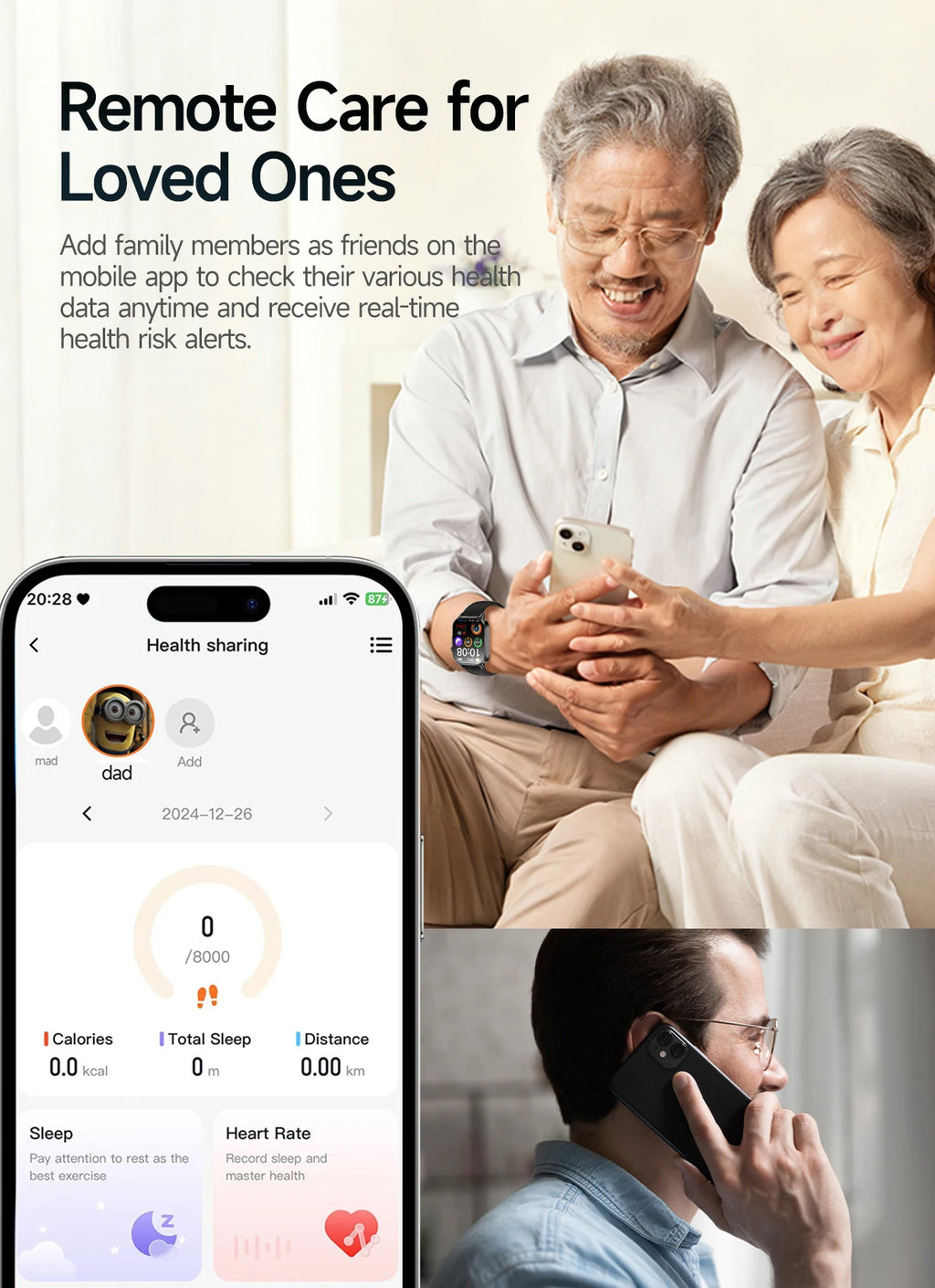 2026 New ECG+PPG Healthy Diagnose Smart Watch Men Body analysis Blood Pressure Lipid Uric Acid Women's Health Tracker Smartwatch