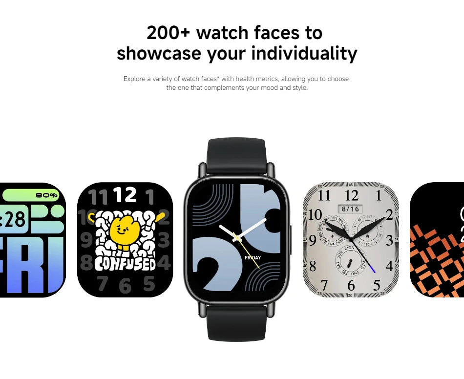 Xiaomi Redmi Watch 5 Lite Global Version 1.96'' AMOLED Screen Mi Smartwatch Bluetooth Calling GNSS 150+ Sport Modes  5ATM