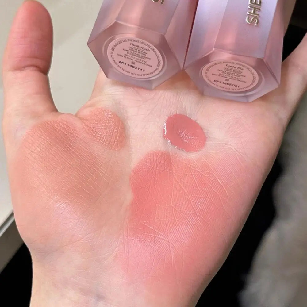 SHEGLAM Matte Liquid Blush Long-Lasting Korean Multi-Purpose Natural Blusher Waterproof Facial Nourishing Makeup Tool
