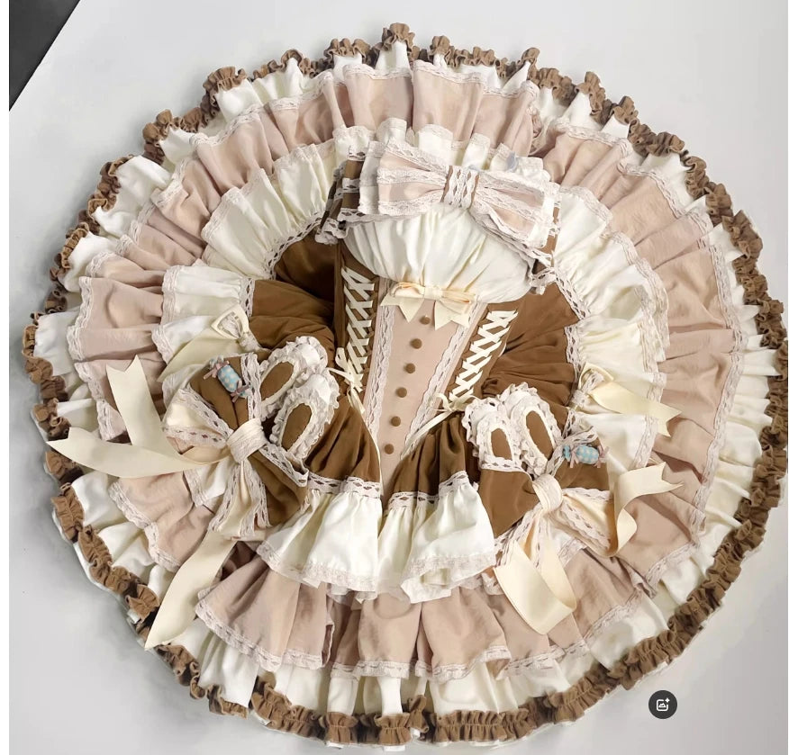 New Girls Birthday Lolita Dress 2026 Spring and Summer Women's Tube Top Satin Bowknot Slim Pettiskirt Short Mini Party Dress
