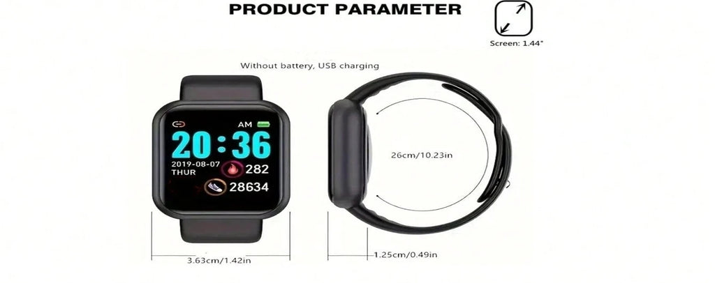 Multifunctional Smart Watch Men Women Bluetooth Connected Phone Music Player Fitness Sport Bracelet Sleep Monitor D13 Smartwatch