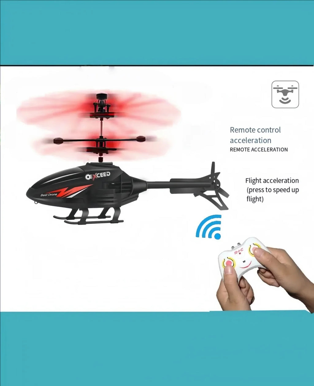 Induction helicopter toy room charged remote control small aircraft training coordination gifts for boys and girls