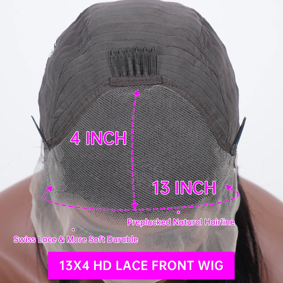 13x4 Chocolate Brown Lace Front Wigs Human Hair For Women 13x6 Hd Straight Lace Frontal Wig 4x4 5x5 Closure Human Hair Wig