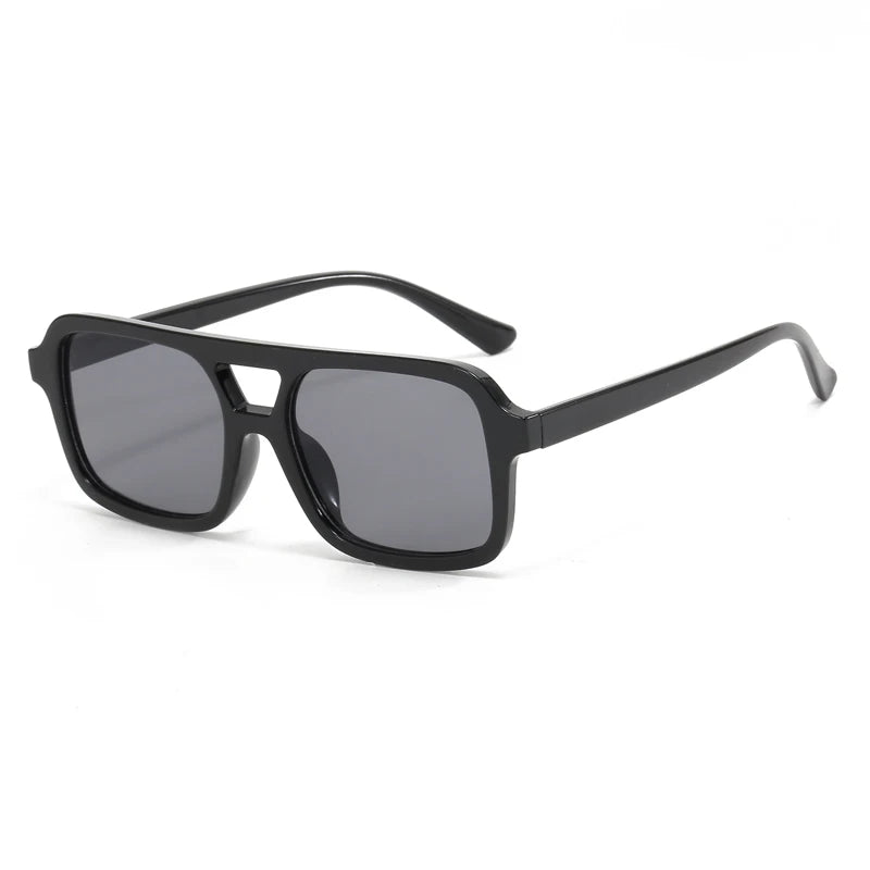 3pcs/6pcs New Parallel Bars Versatile Sun Glasses Retro Fashion Outdoor Sunglasses Riding UV Protection Eyeglasses Female