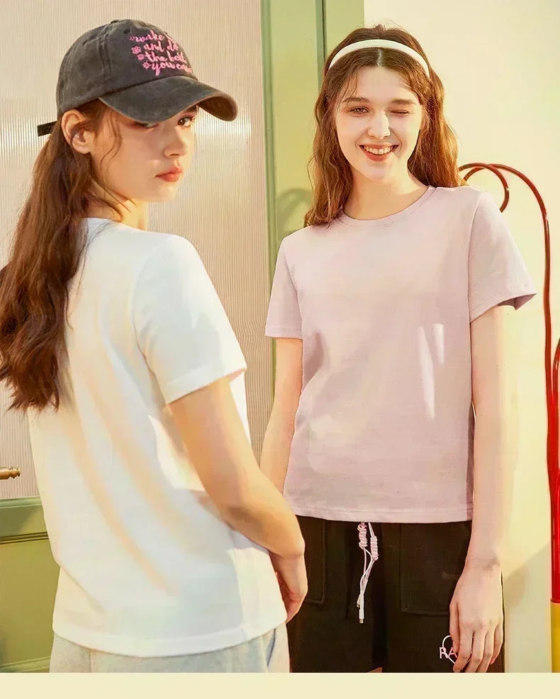 LZJSHOP2025gicechy Loose Summer Casual Light Luxury Short Sleeve Top New Round Neck Printed Same Style Letter Unisex T-Shirt