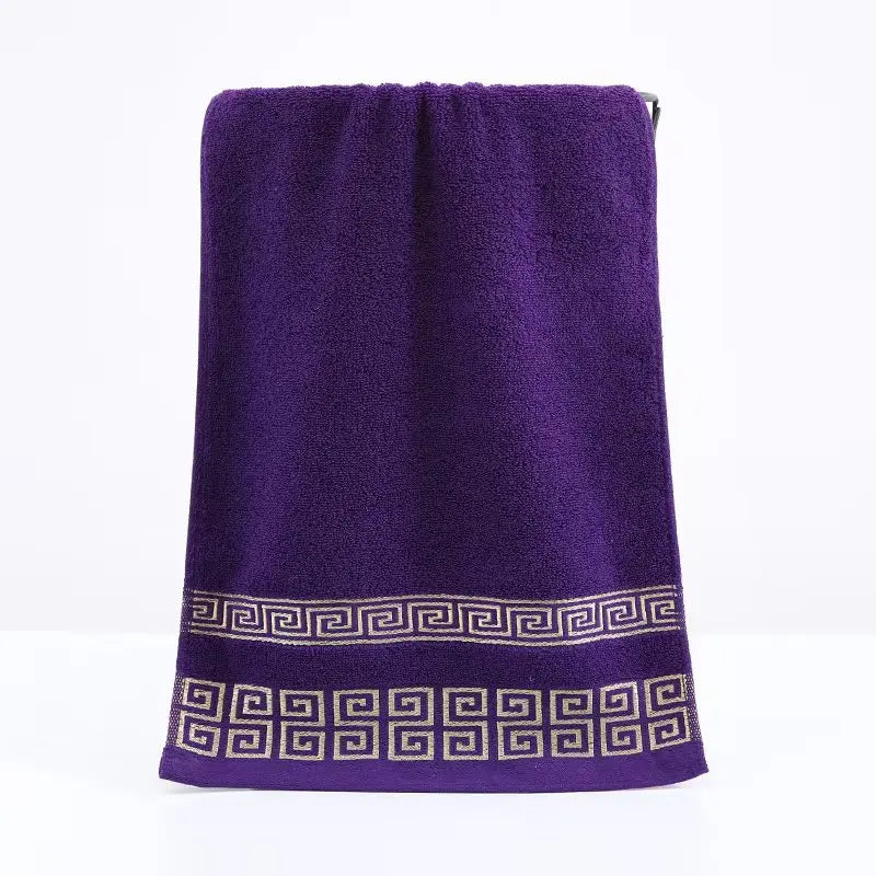 100% Pure Cotton Towel 34x73cm Embroidered Towels  For Adults Quick-Dry Thicken Soft Face Towels Absorbent