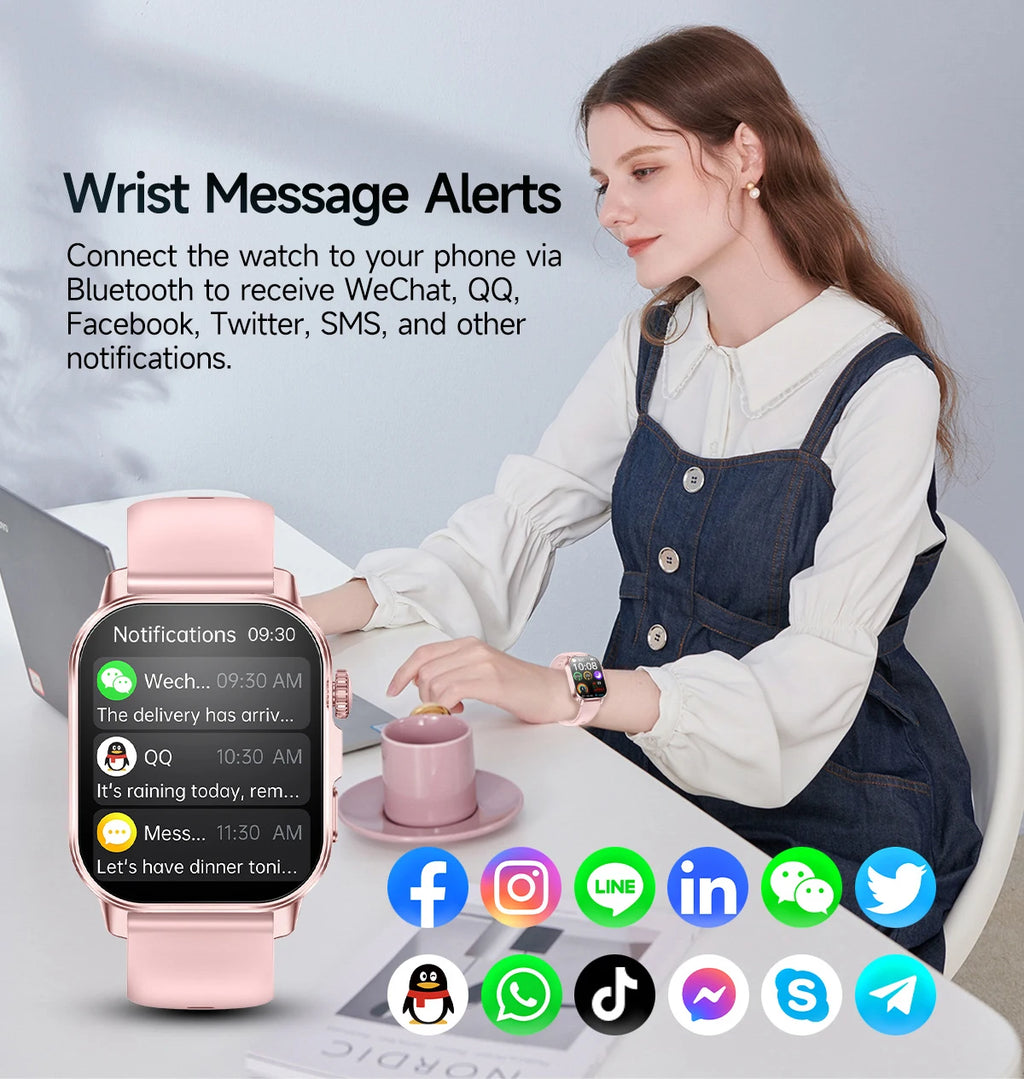 2026 New ECG+PPG Healthy Diagnose Smart Watch Men Body analysis Blood Pressure Lipid Uric Acid Women's Health Tracker Smartwatch