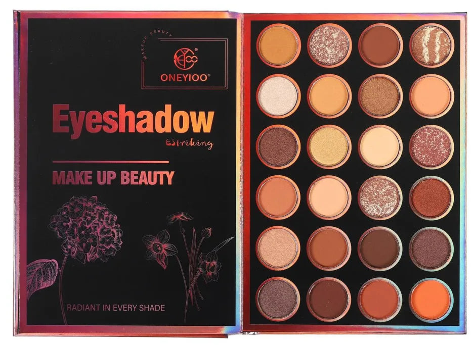 New 55-Color Eyeshadow Palette Lipstick Highlighter Contour Palette Professional Makeup Kit with Shimmer Matte Eye Shadows