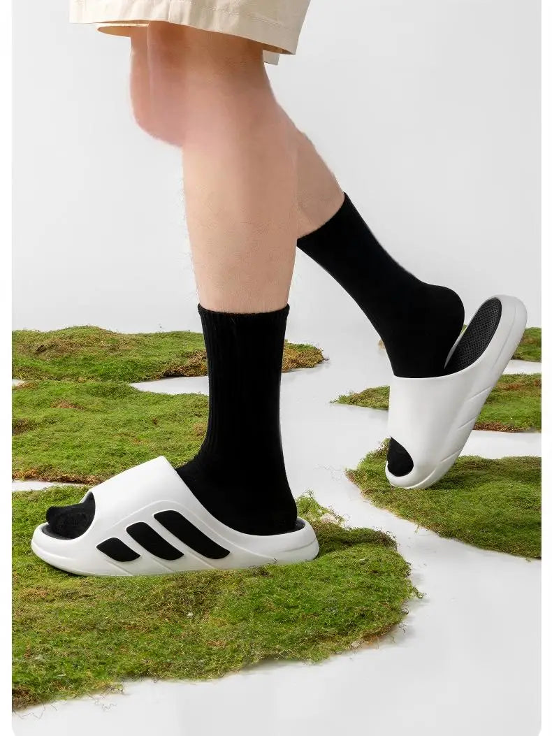 Women's Trendyy Outdoor Couple's Sandals Eva Non-Slip Wear-Resistant Slippers for Men and Women Indoor Home Silent Slippers