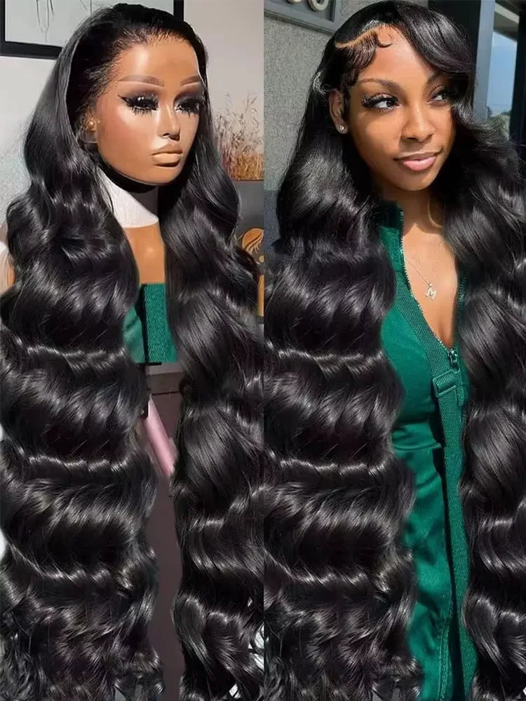 HD Transparent 13x4 13x6 Body Wave Lace Front Wig Pre Plucked 360 Lace Frontal Wig Human Hair Wigs For Women 5x5 Closure Wig