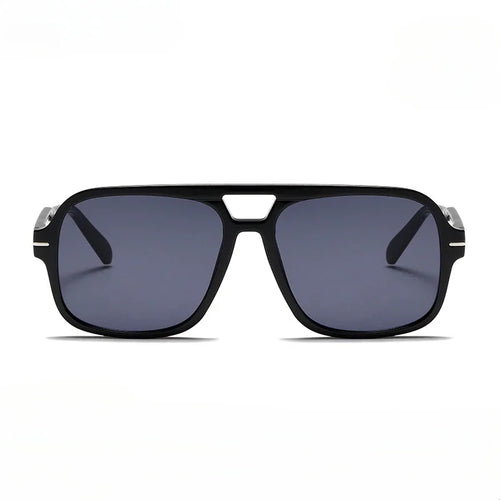 3507 Double Bridge Square Aviator Sunglasses - UV400 Vintage Pilot Style, Retro Classic Sun Glasses for Men Women Unisex 411240