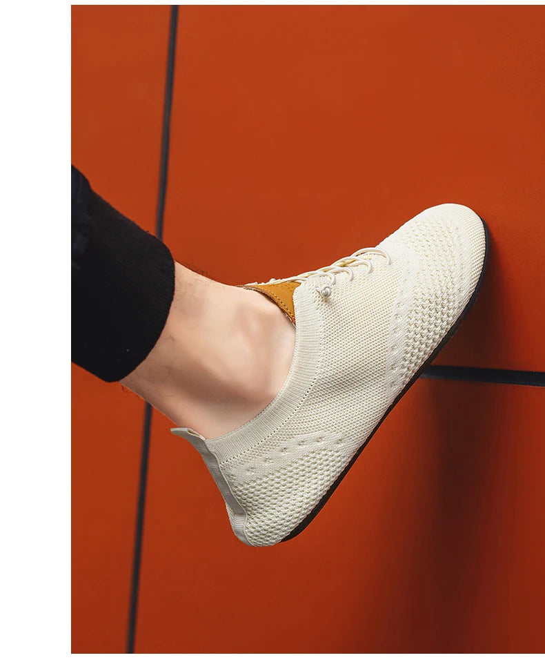 YRZL Men's Shoes Breathable Casual Driving Shoes Indoor Outdoor Men Shoes Loafers Lightweight Comfortable Soft Sole Walking Shoe