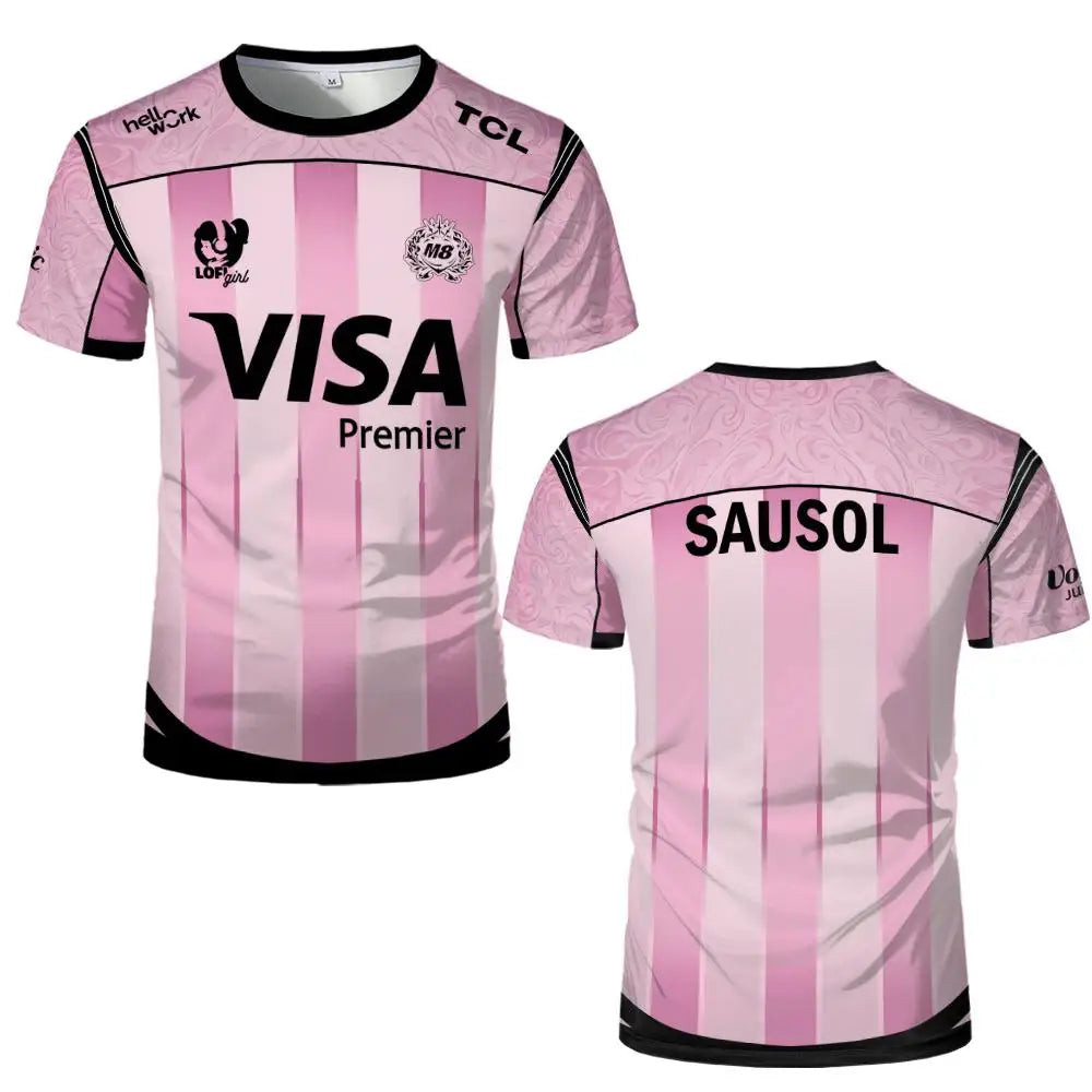 2026 New Gentle Mates Esports Jersey M8 Team Men's Sports Breathable Quick-Drying Uniform Unisex Streetwear Short-Sleeve T-Shirt