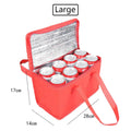 Portable Lunch Cooler Bag Folding Insulation Picnic Ice Pack Food Thermal Bag Drink Carrier Insulated Bags Beer Delivery Bag