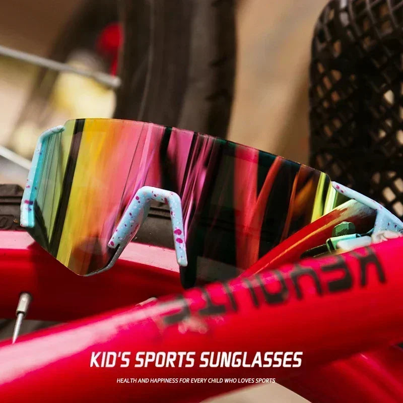 1PCS/3PCS Youth Baseball Sunglasses for Kids - UV400 Protection Lenses for Softball, Cycling & Sports (Boys & Girls)