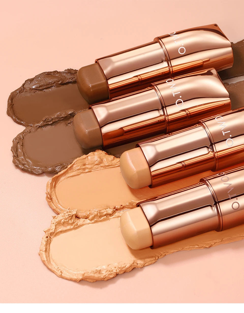 O.TWO.O Contour Stick Cream Long-wear Lightweight Brighten Stick Easy to Sculpt Face Concealer Bronzer Contouring Makeup Pen
