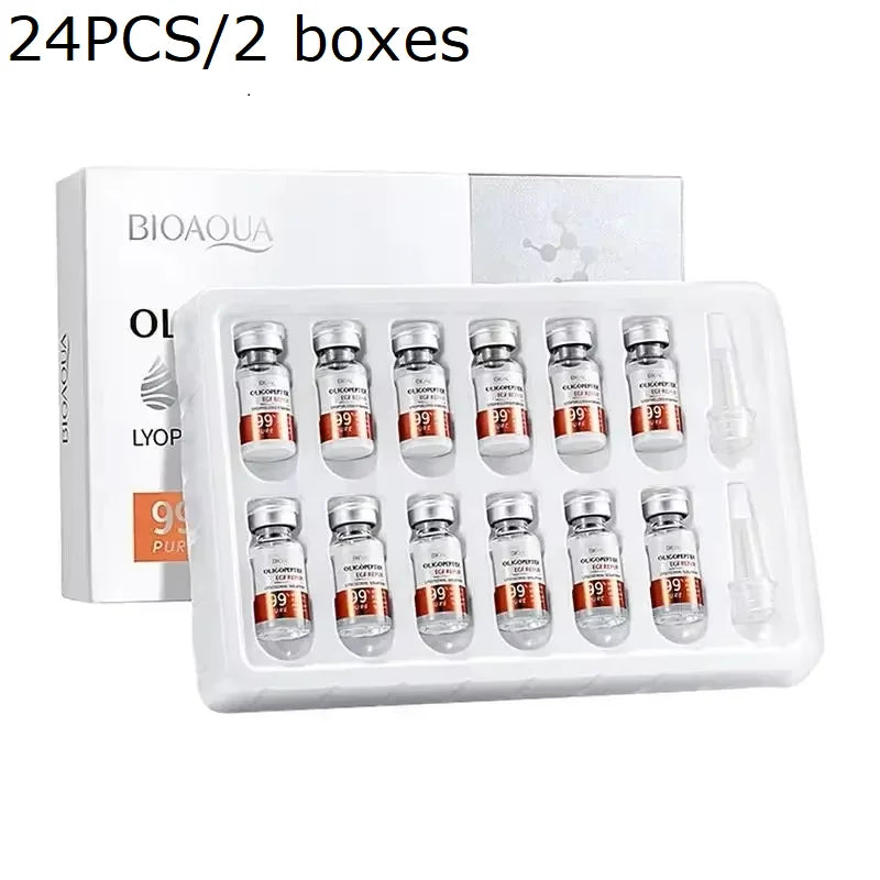 Facial  Serum Yeast Freeze-Dried Power Skin Care Set Shrink Pores Moisturizing Brighten Anti Aging Peptides Essence