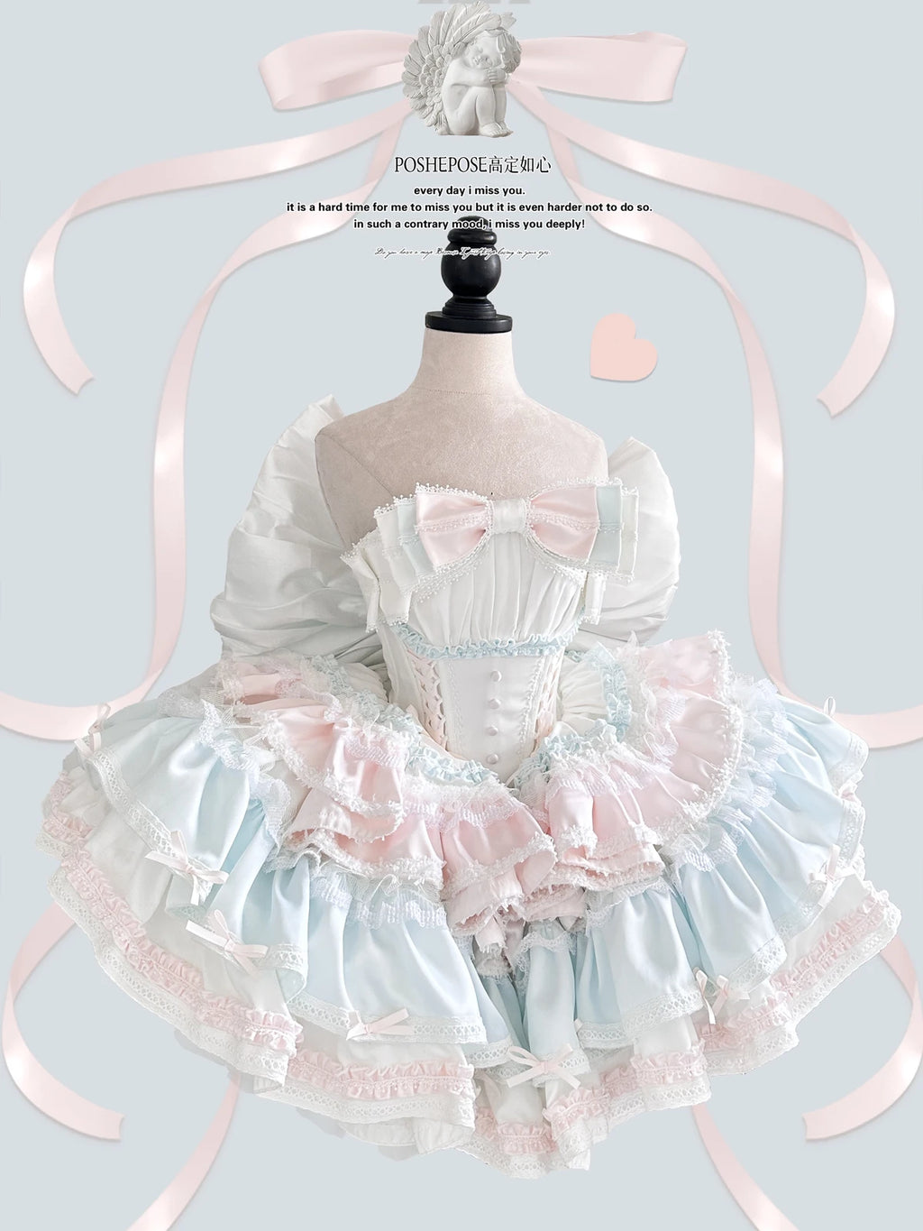 New Girls Birthday Lolita Dress 2026 Spring and Summer Women's Tube Top Satin Bowknot Slim Pettiskirt Short Mini Party Dress