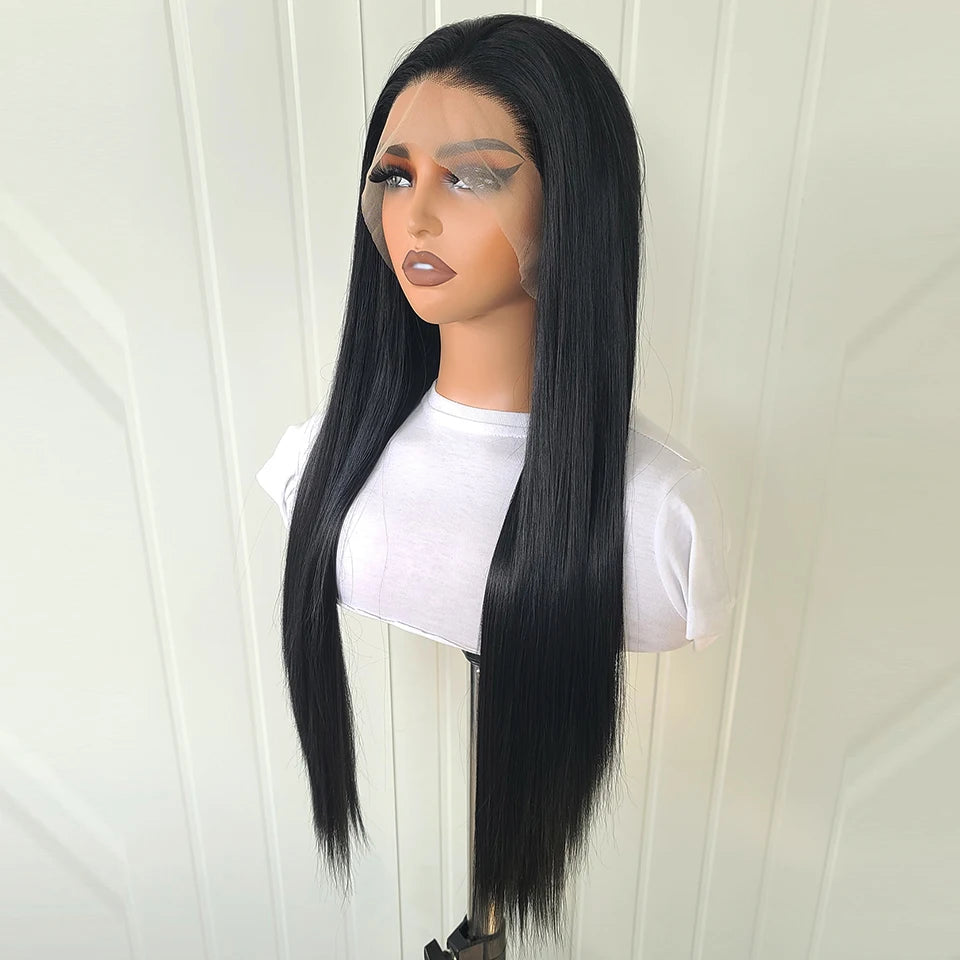 Charisma Synthetic Lace Front Wig Long Silky Straight Hair Heat Resistant Hair Synthetic Wigs For Women Ginger Blonde Wig