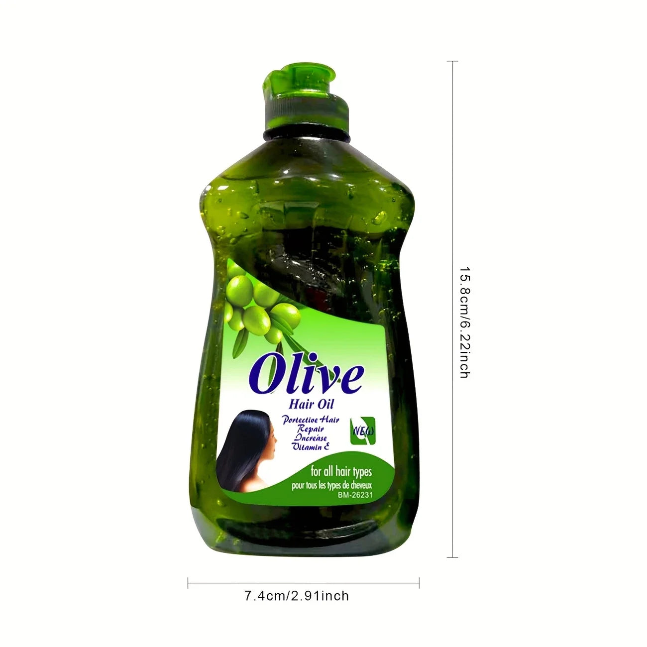Olive snail nourishing, repairing and smoothing hair care essential oil hair oil is suitable for dry and frizzy hair