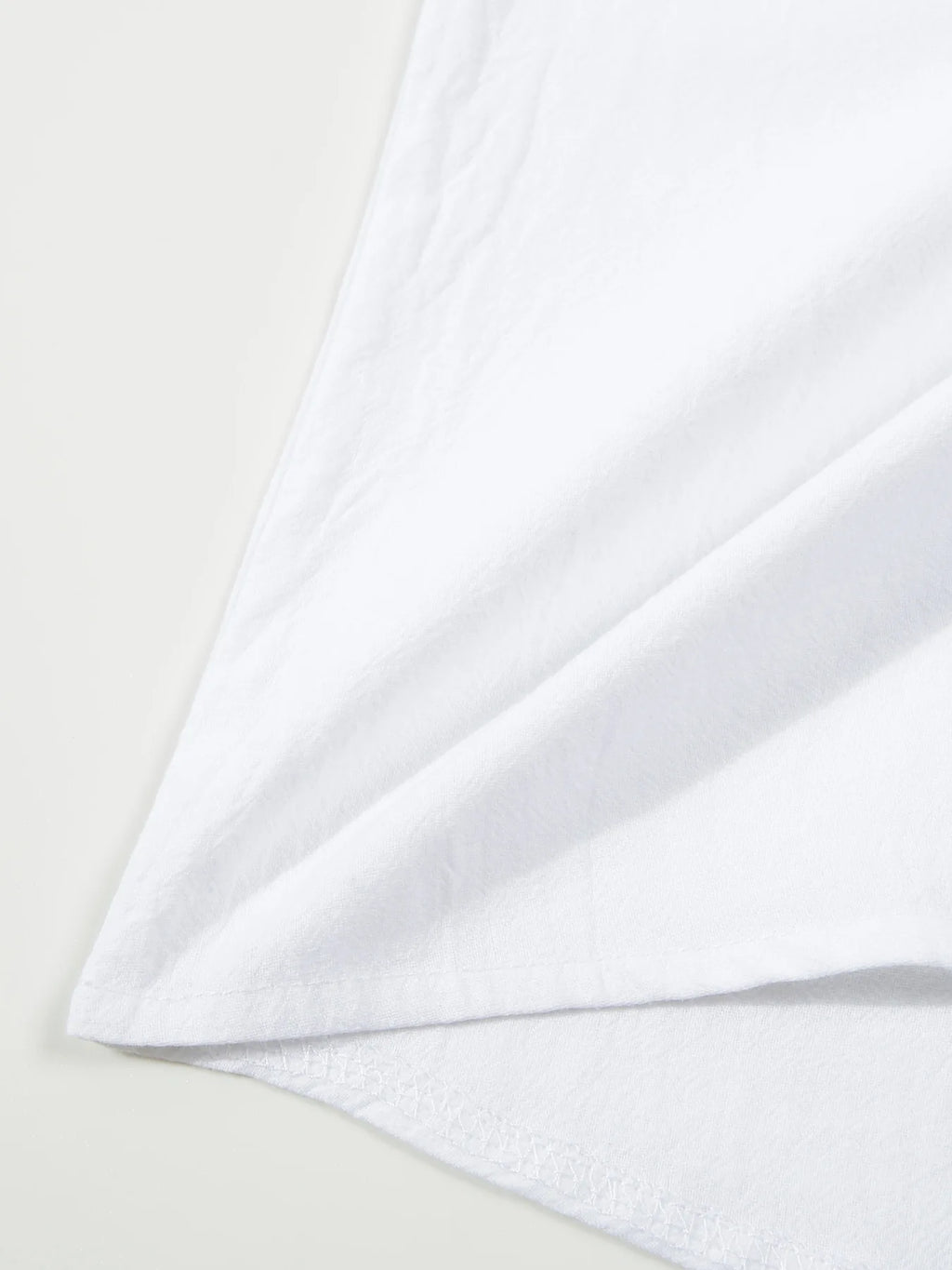 2025 autumn cross-border men's cotton and linen stand collar short sleeved shirt, loose casual Henley shirt for men