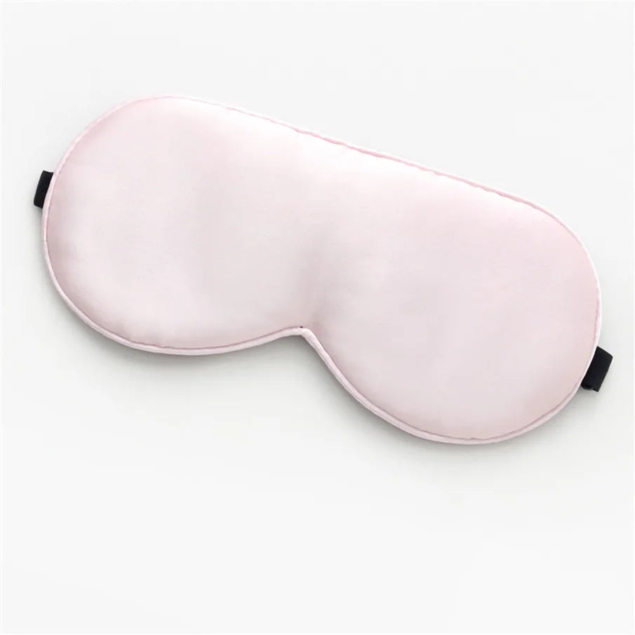 Silk Sleep Mask 100% Real Natural Pure Silk Eye Masks with Adjustable Strap for Sleeping Blocks Light Reduces Puffy Eyes Gifts